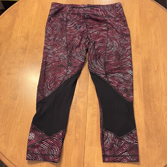 Lululemon fast and free crop - seawheeze exclusive pattern - Picture 2 of 3